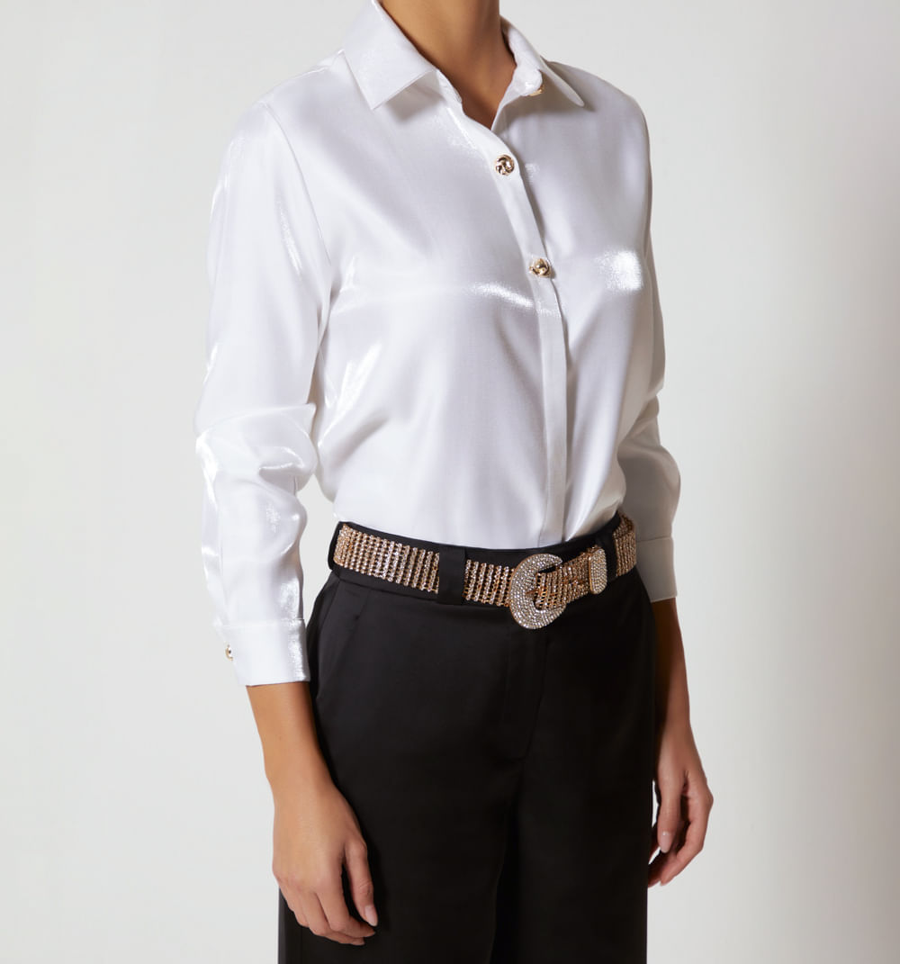 Blusa camisera manga larga