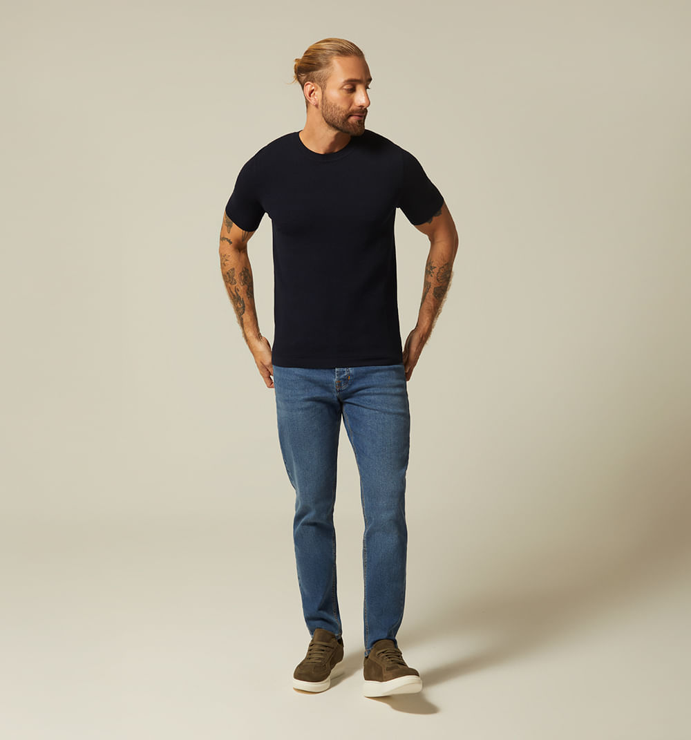 Camiseta tejida para hombre