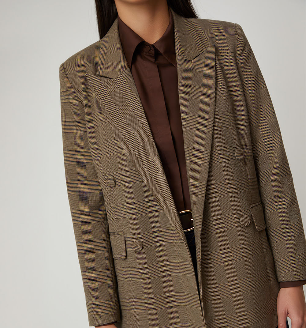 Blazer 4 botones frente