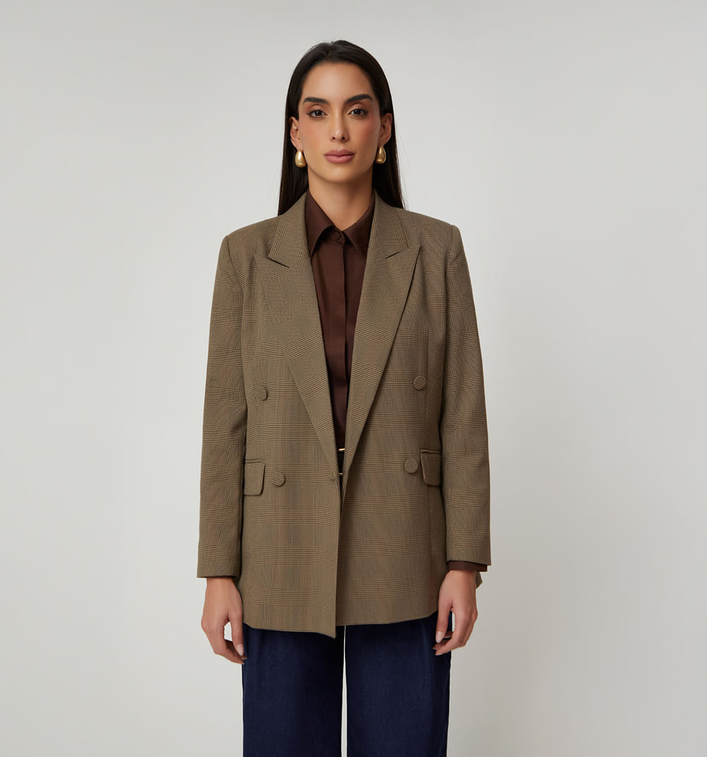 Blazer 4 botones frente