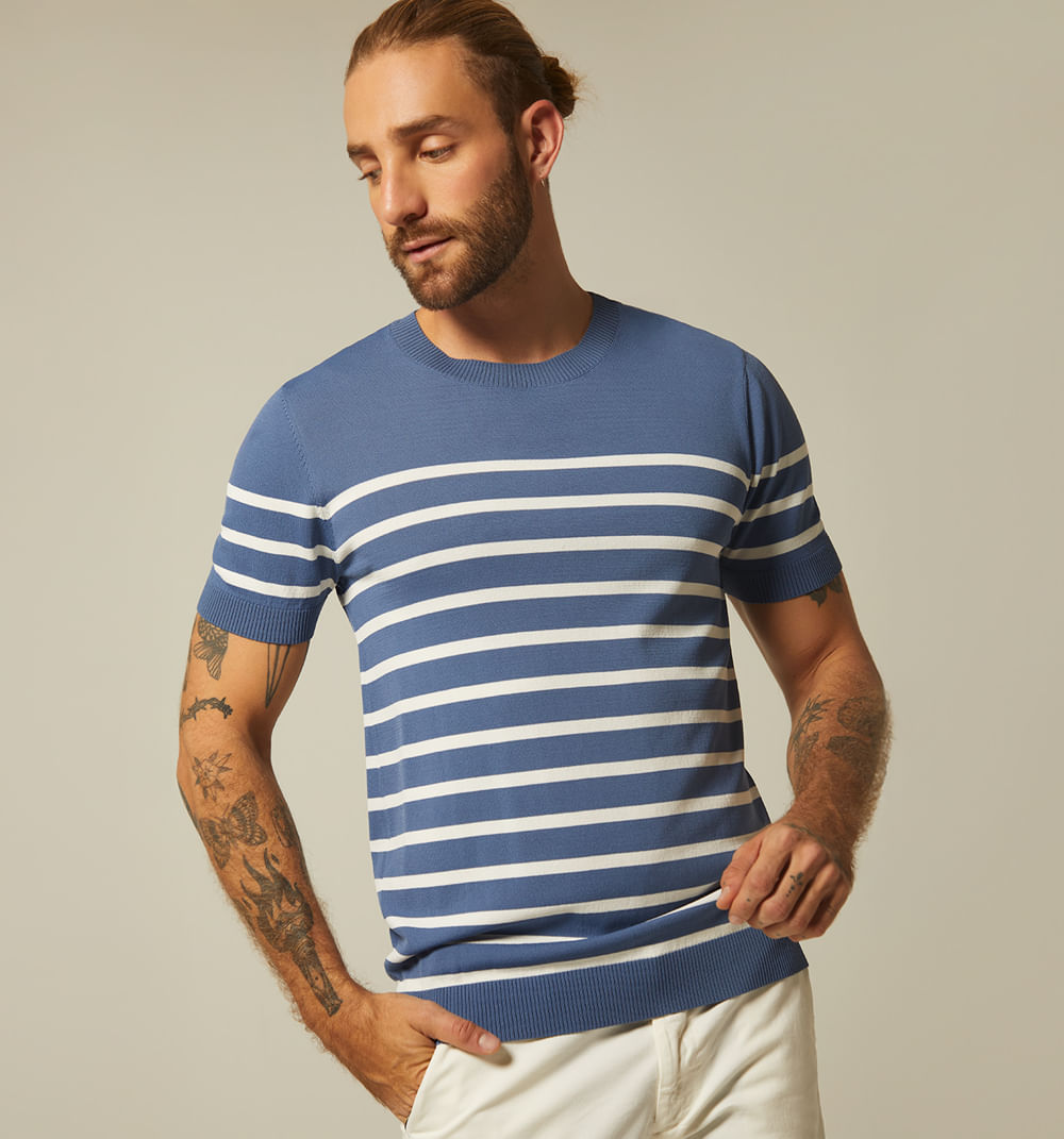 Camiseta para hombre tejida