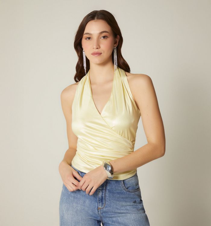 Blusa frente cruzado