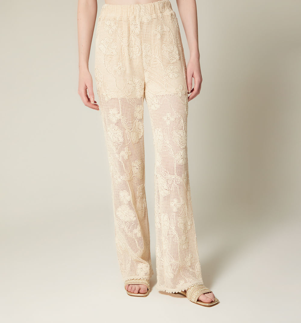 Pantalon con canutillos