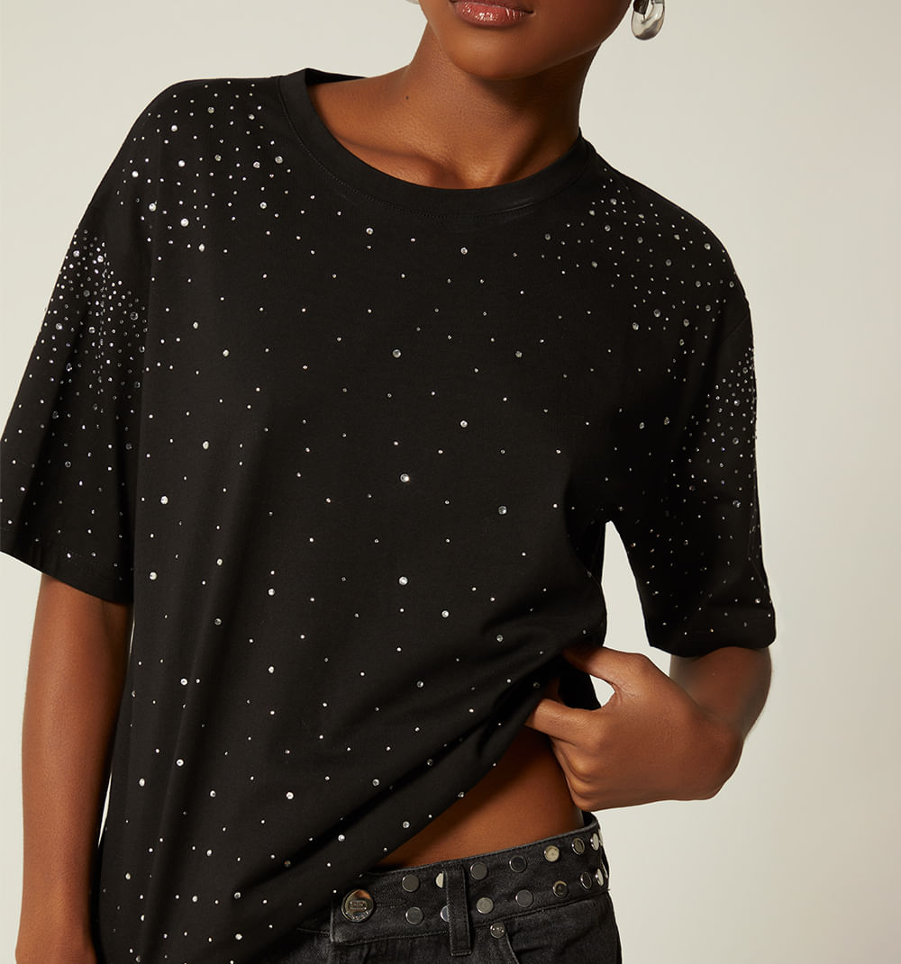 Camiseta con brillo