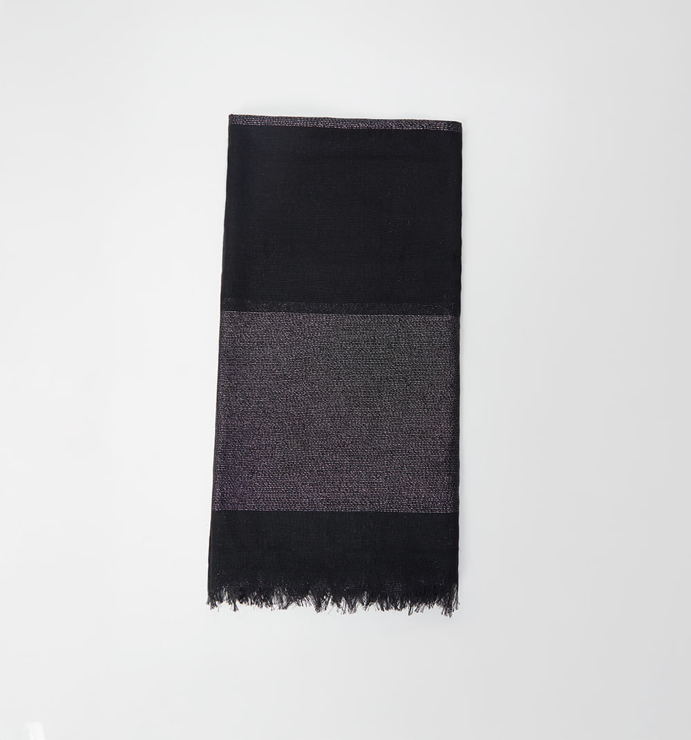 Pashmina hilo metalico