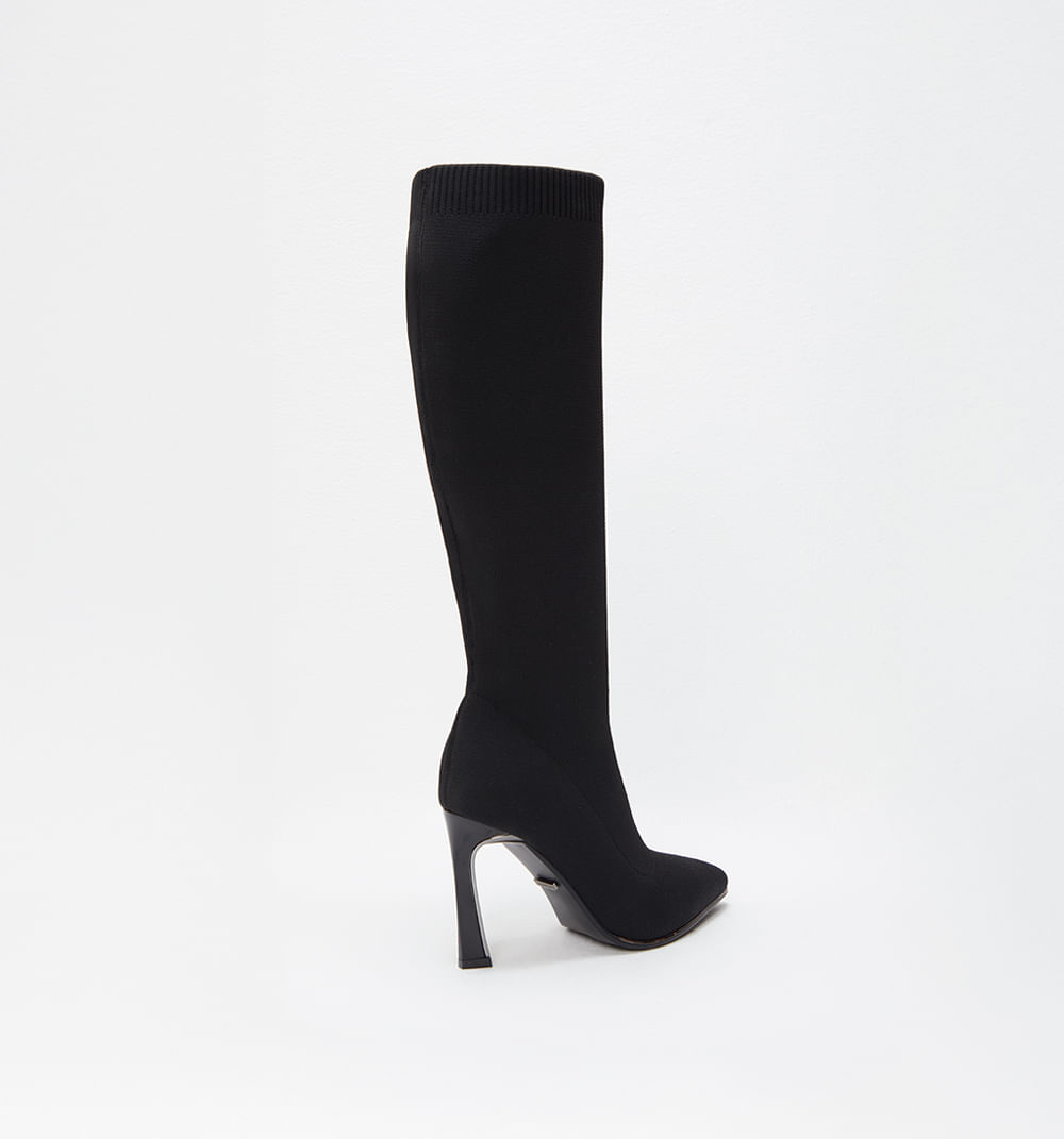 Bota caña  alta knit