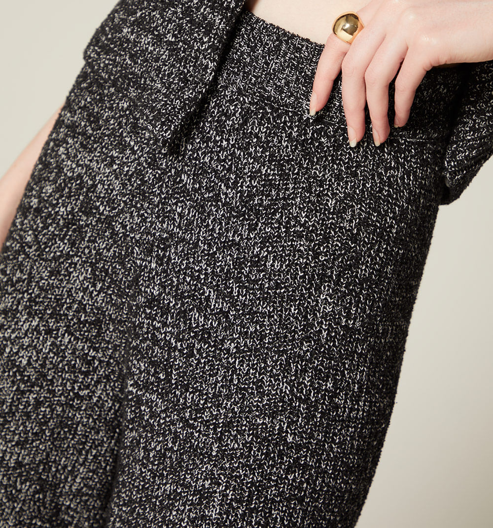 Pantalon tejido bota recta