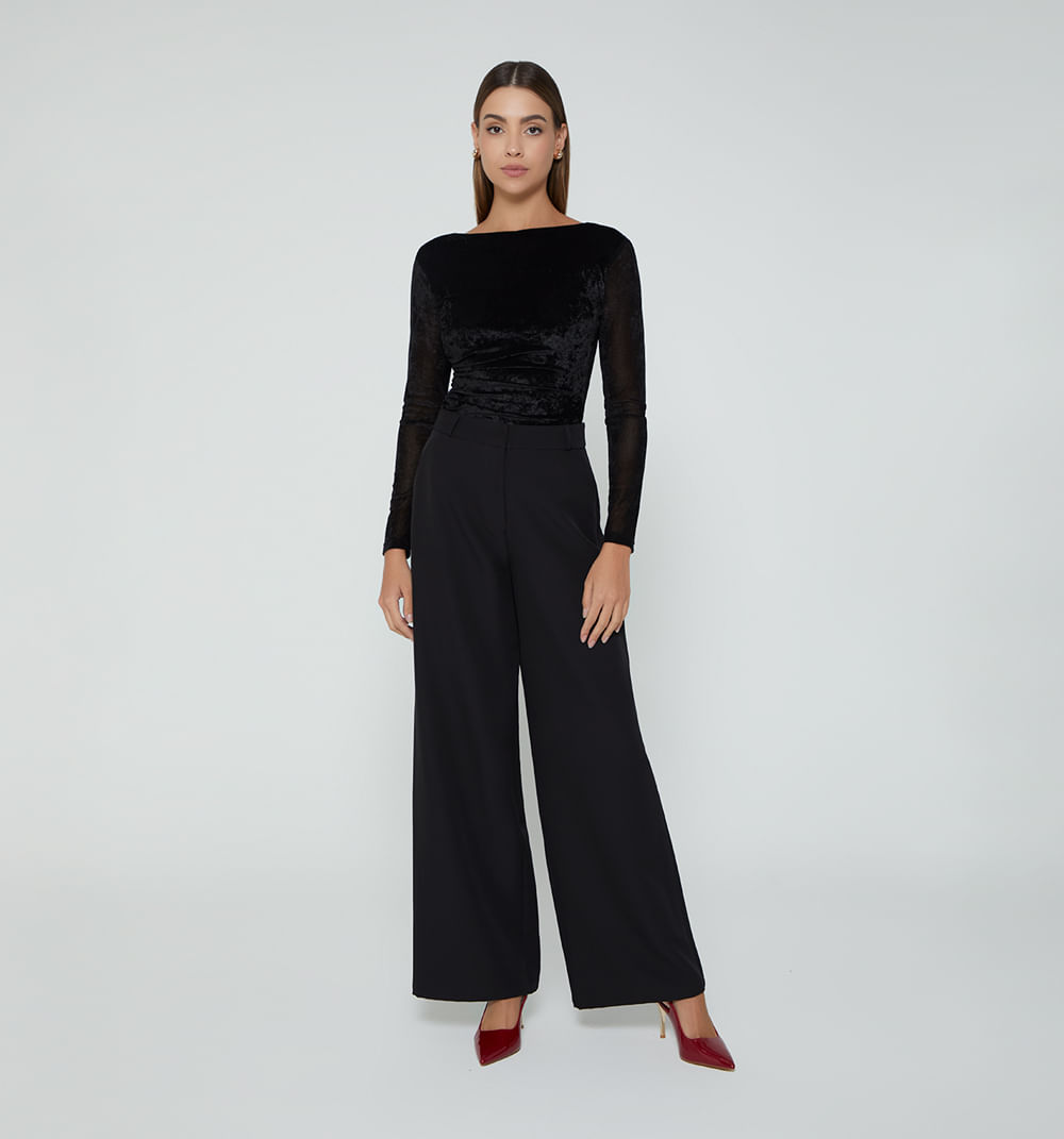 Body sisa escote espalda asimetrico