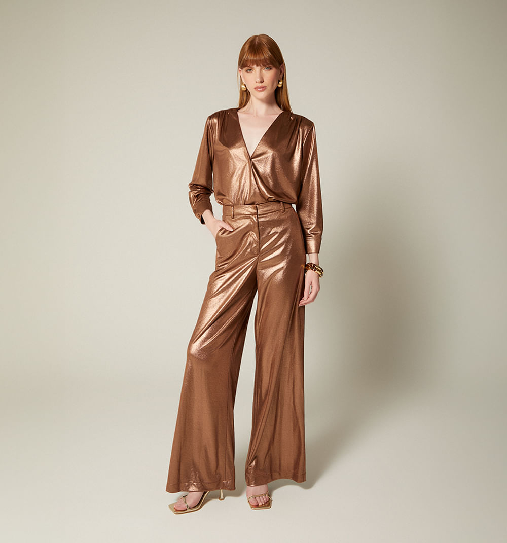 Pantalon palazo tiro alto