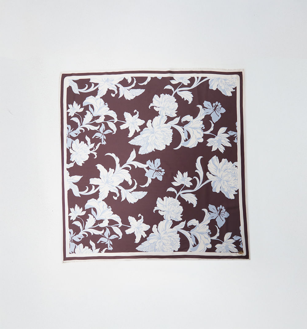 Pañuelo estampado floral