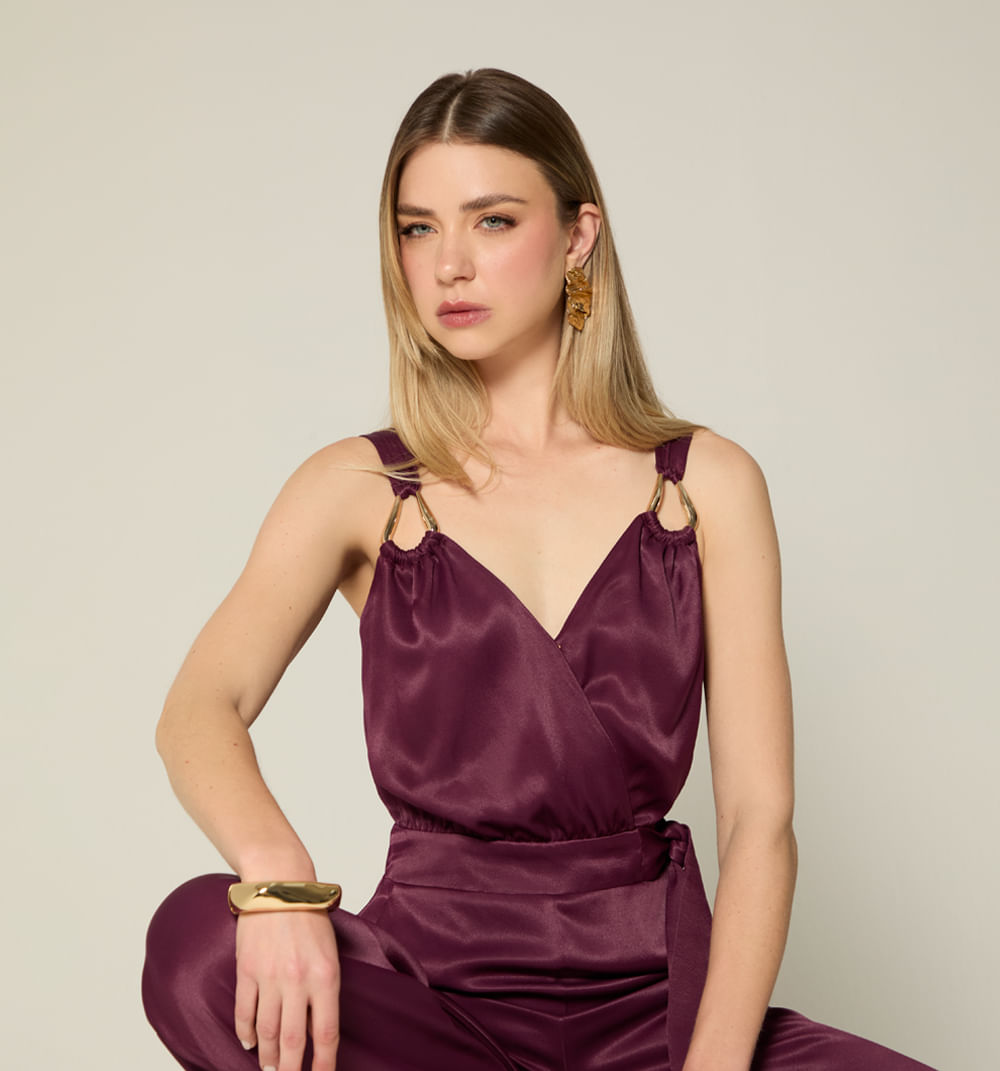 Enterizo palazzo cruzado