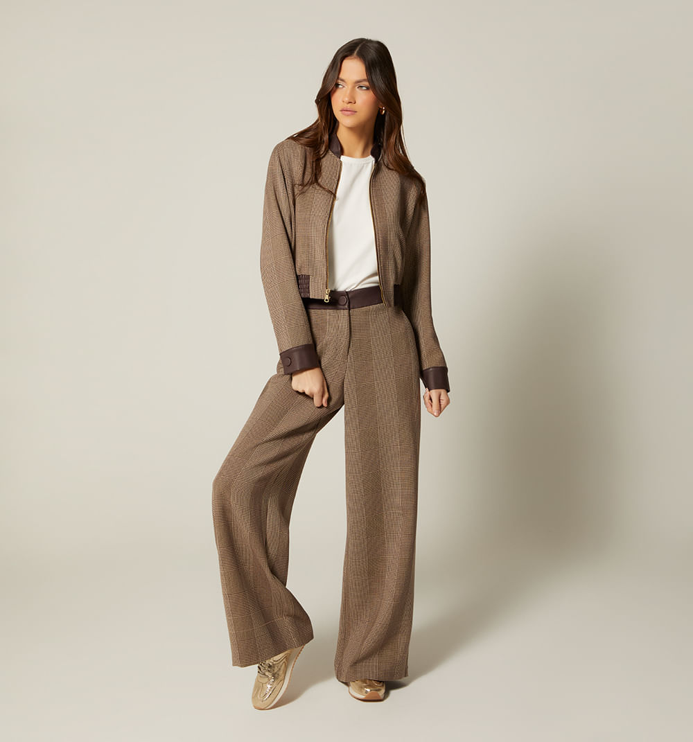 Chaqueta bomber manga larga