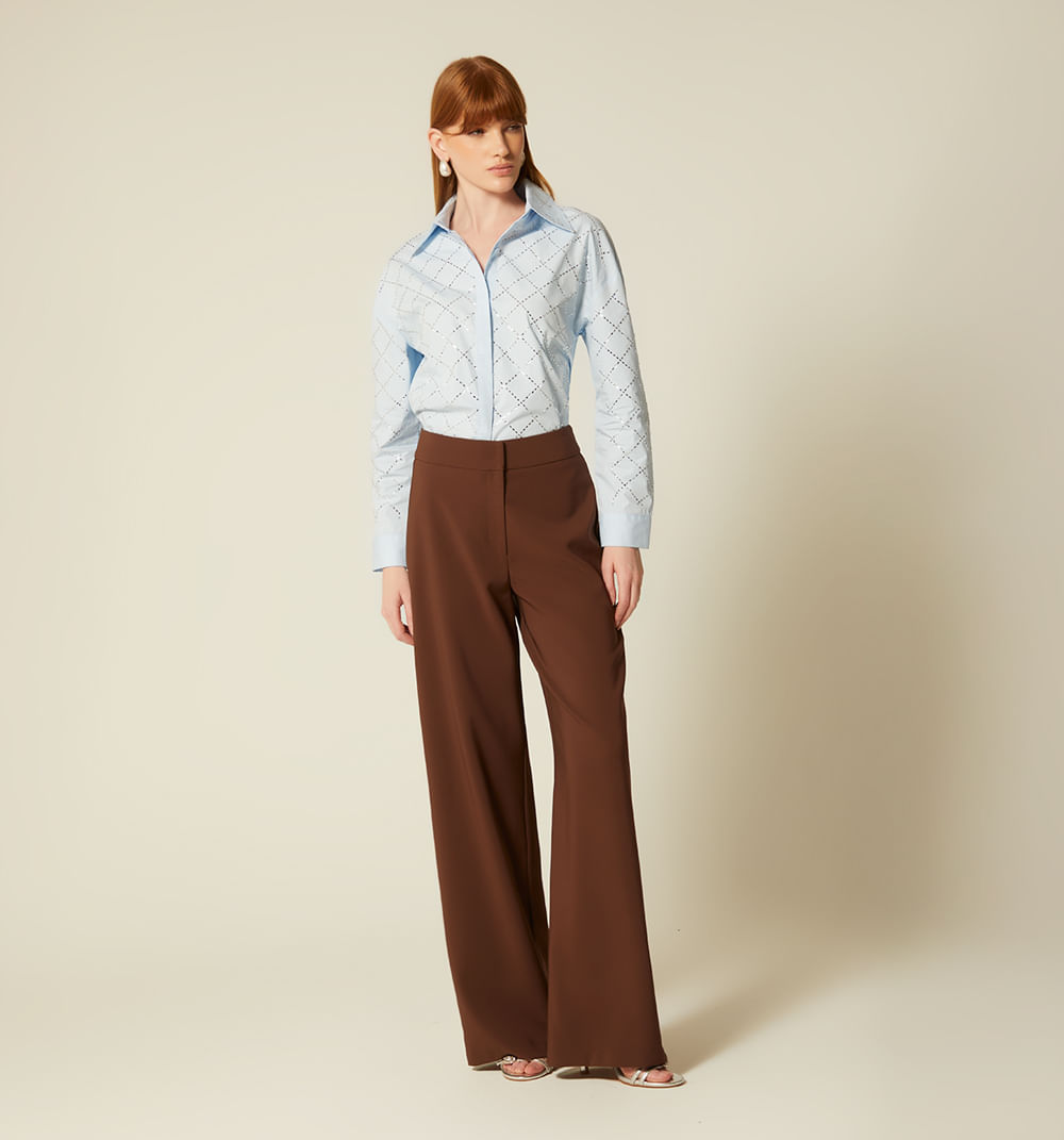 Camisera con detalles brillo