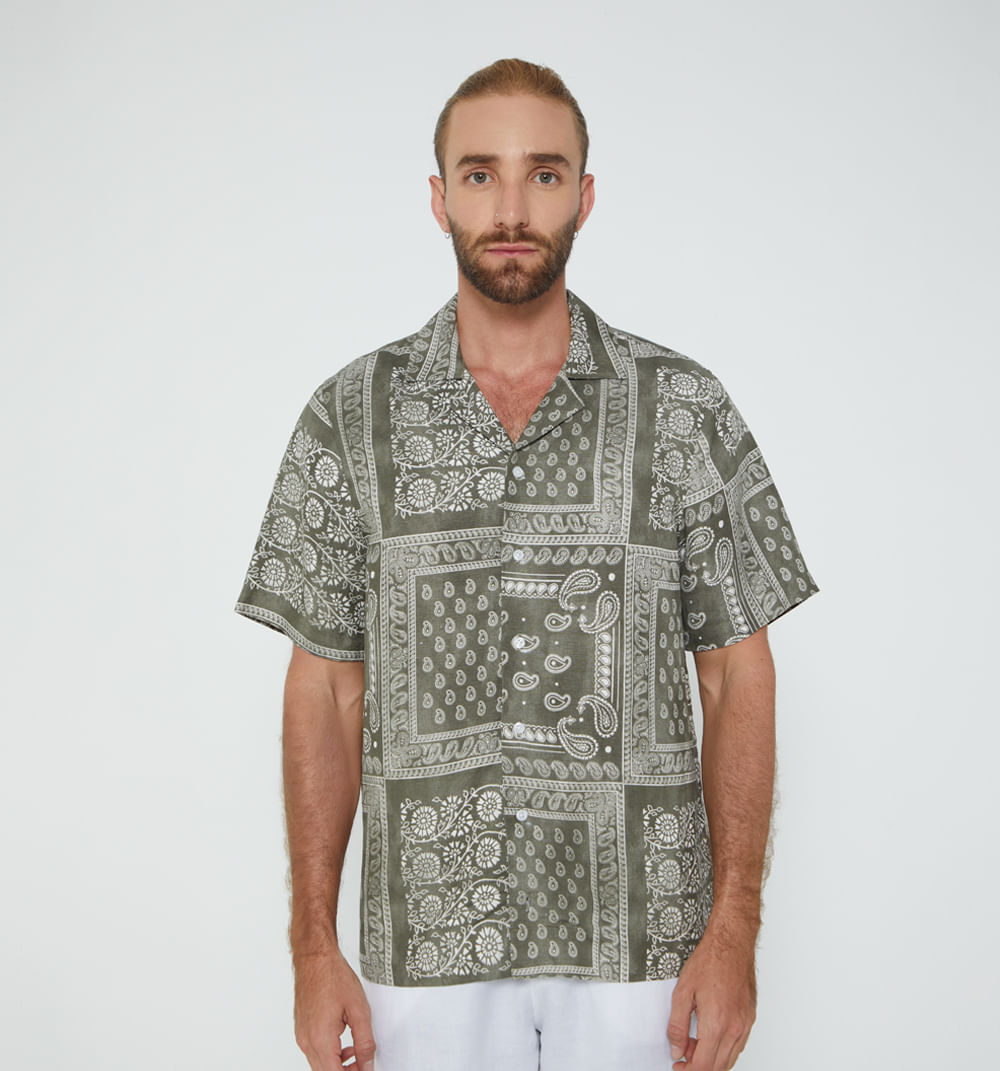 Camisa para hombre tipo resort