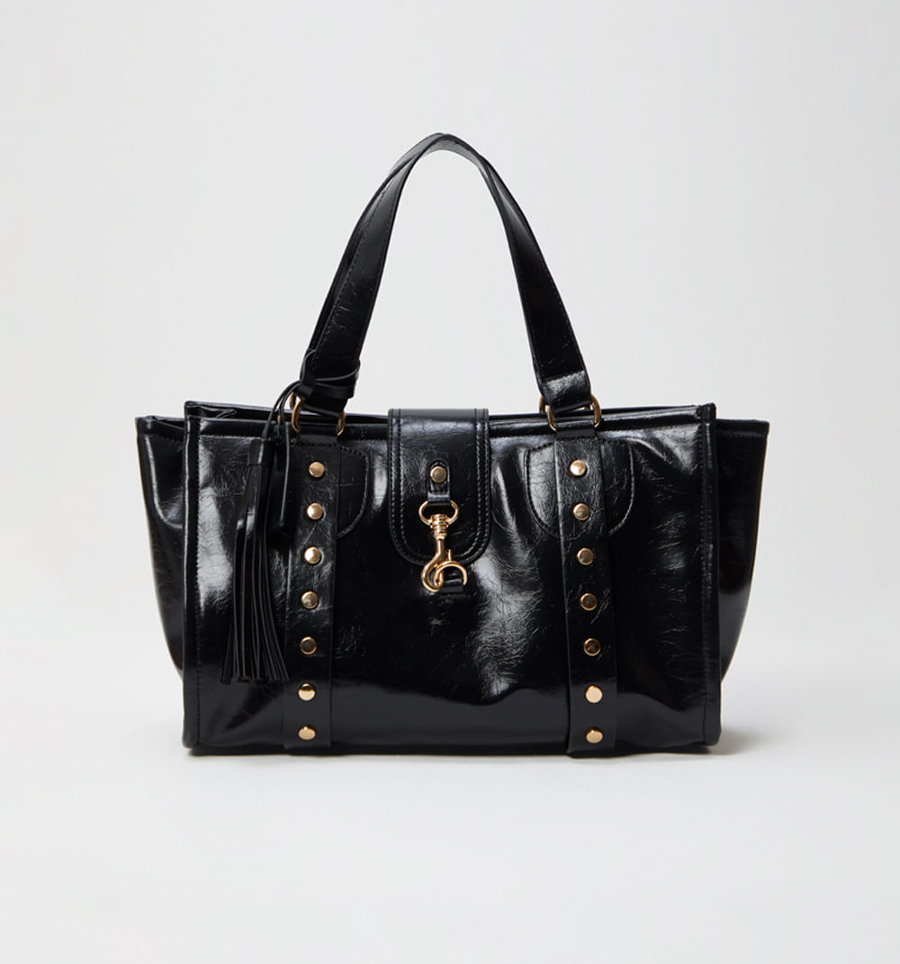 Bolso de mano con  taches