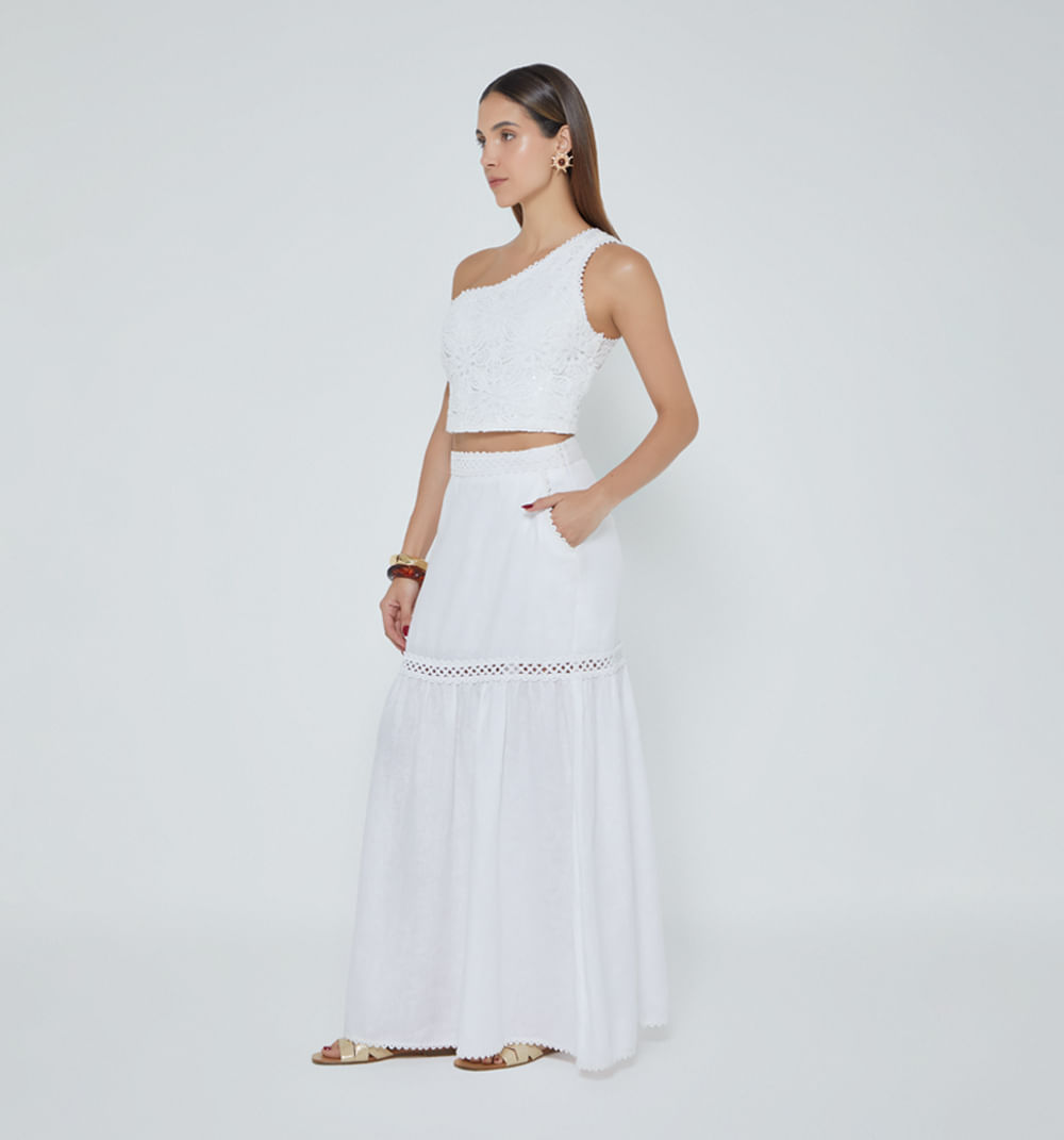 Falda larga con insumo