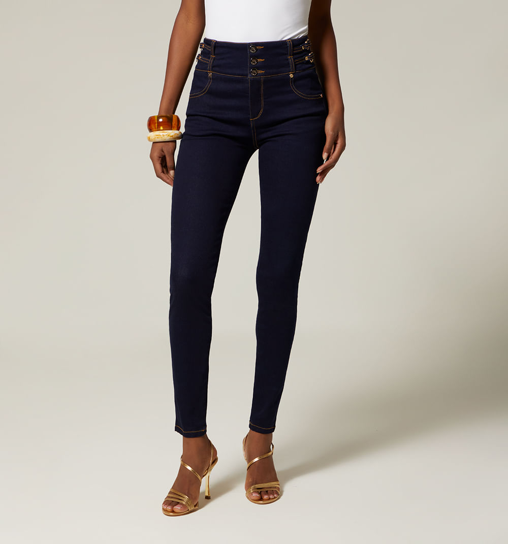 Jean ultraslim levanta cola herrajes