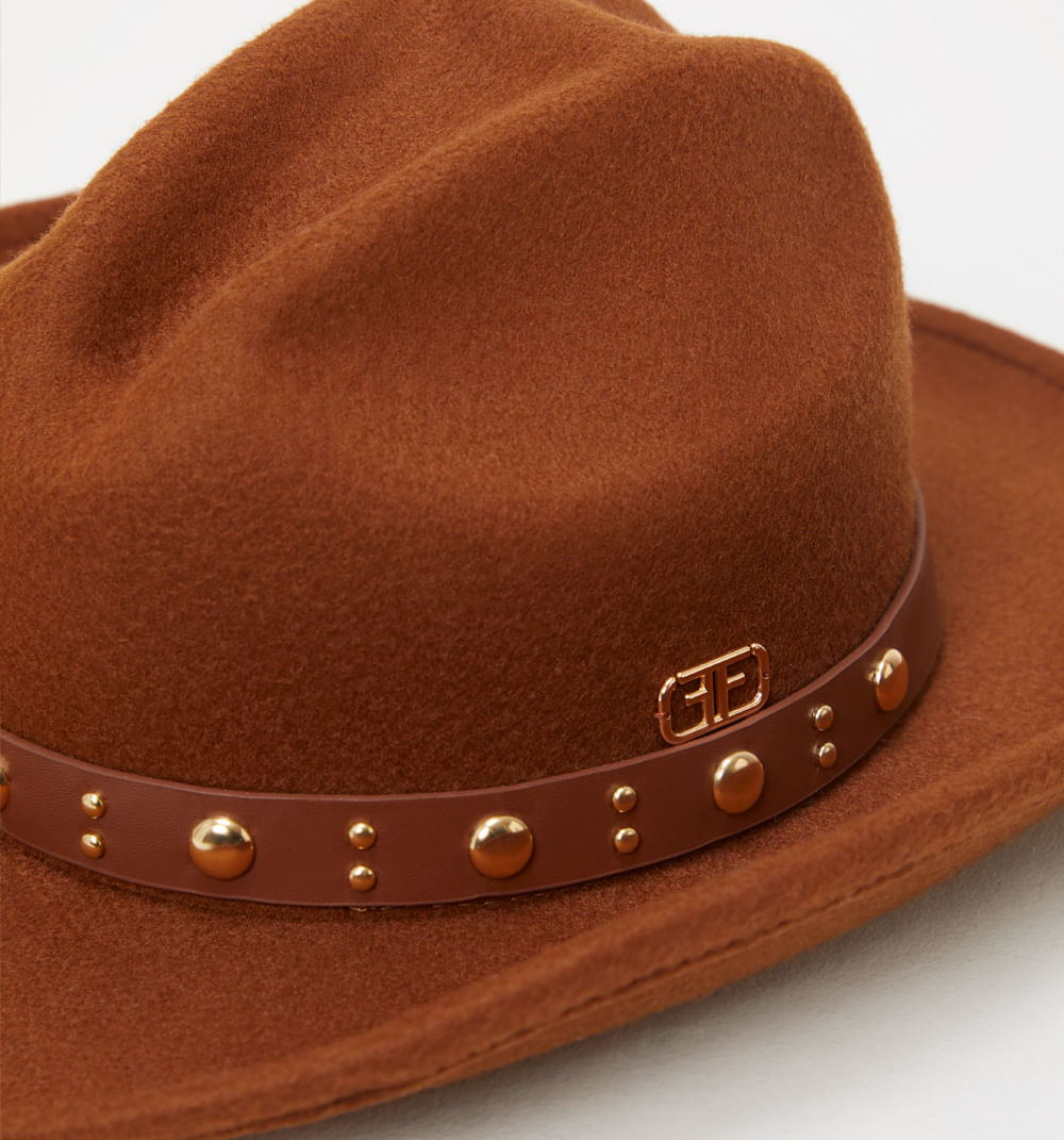 Sombrero vaquero banda tachas