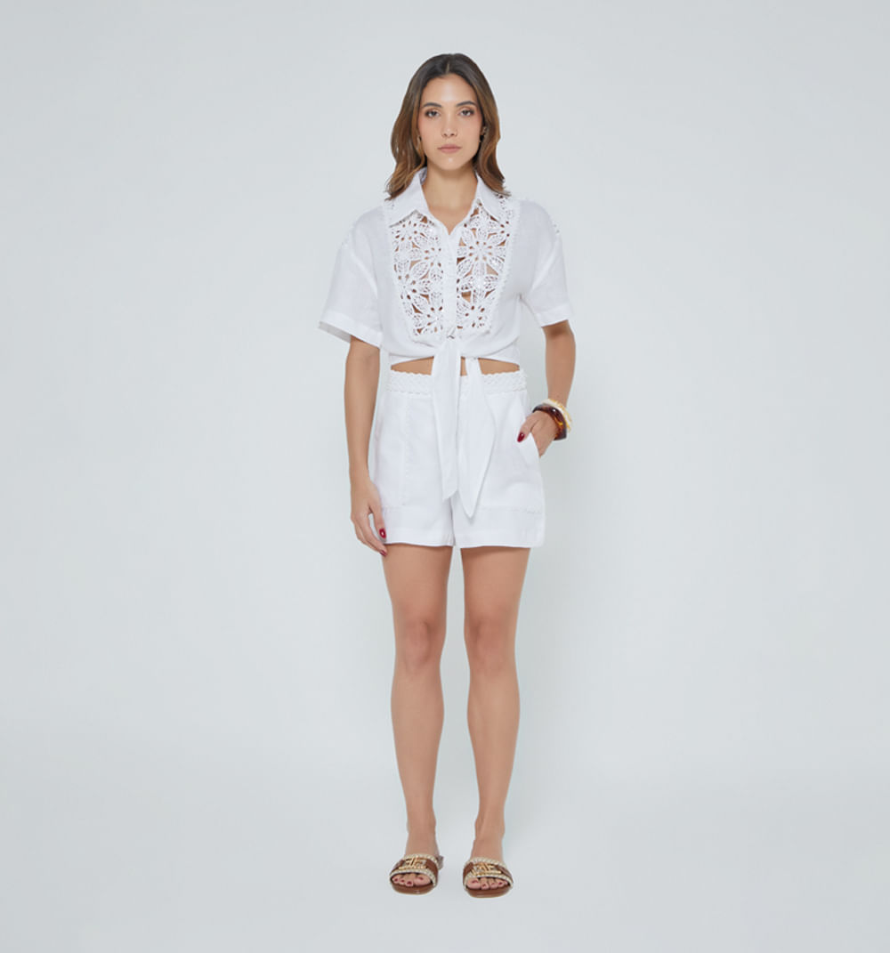 Short tiro alto con insumo