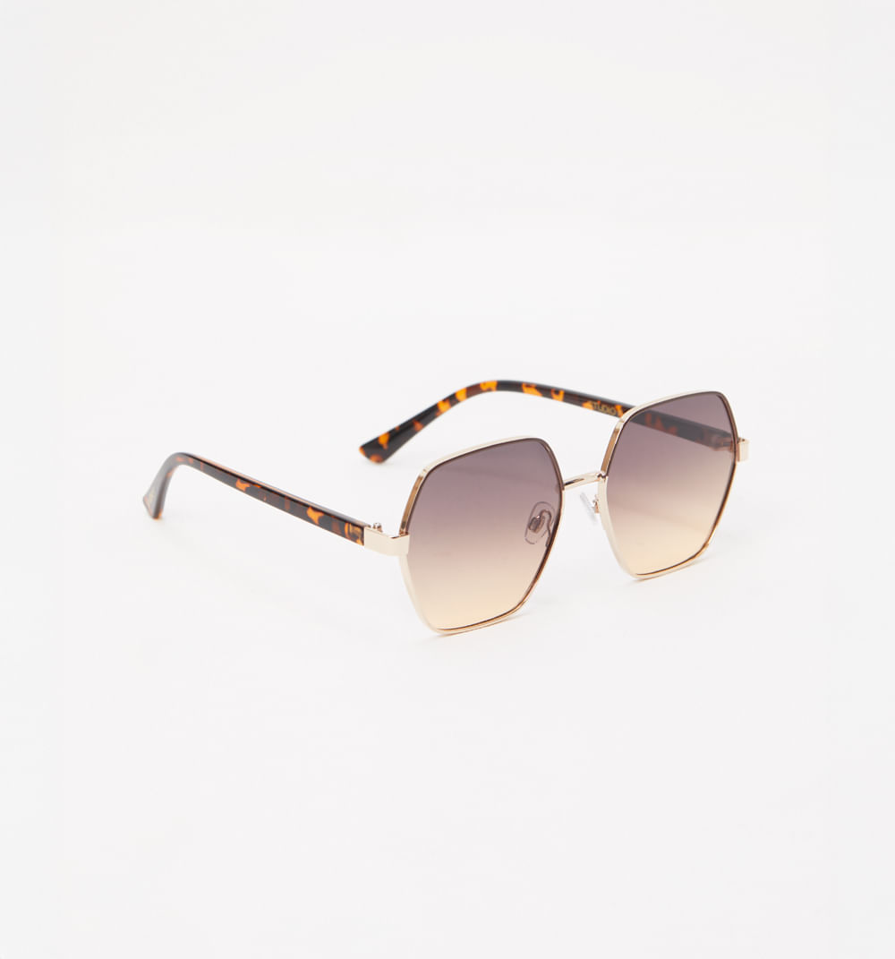 Gafas marco metalico lente degrade