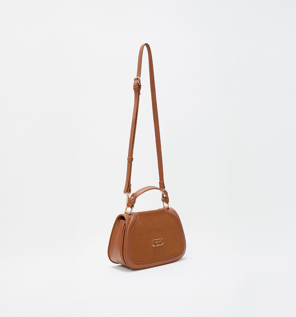 Bolso manos libre de suede