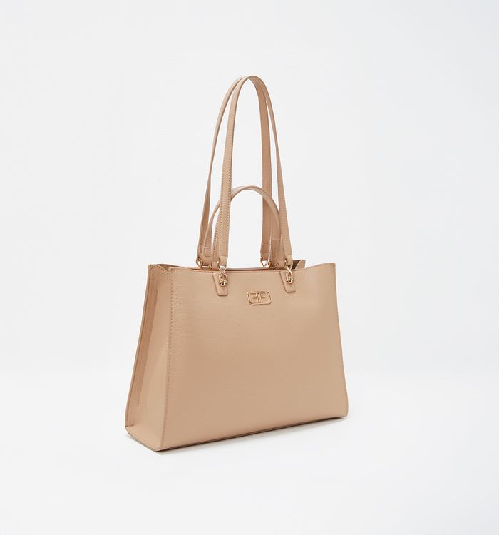 Bolso de mano con logo ff