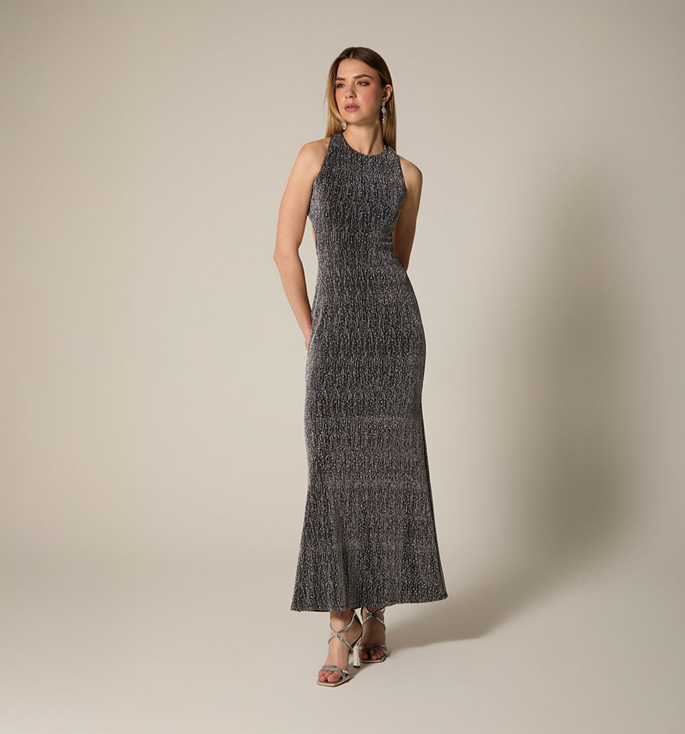 Vestido largo ajustado