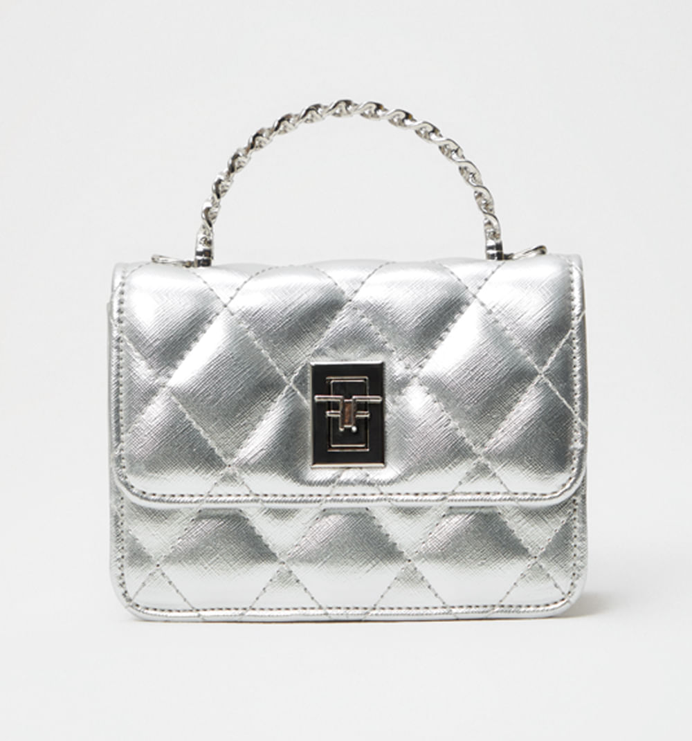 Bolso de mano acolchado