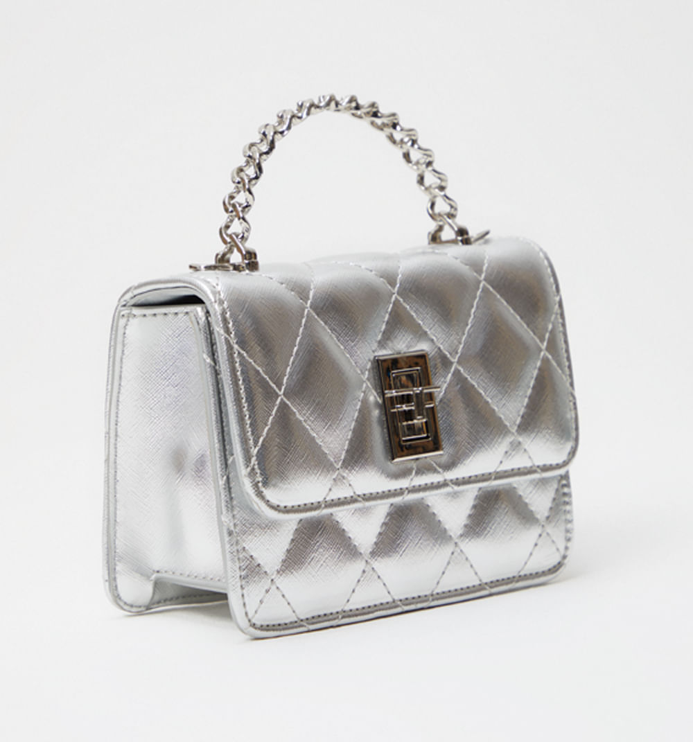 Bolso de mano acolchado