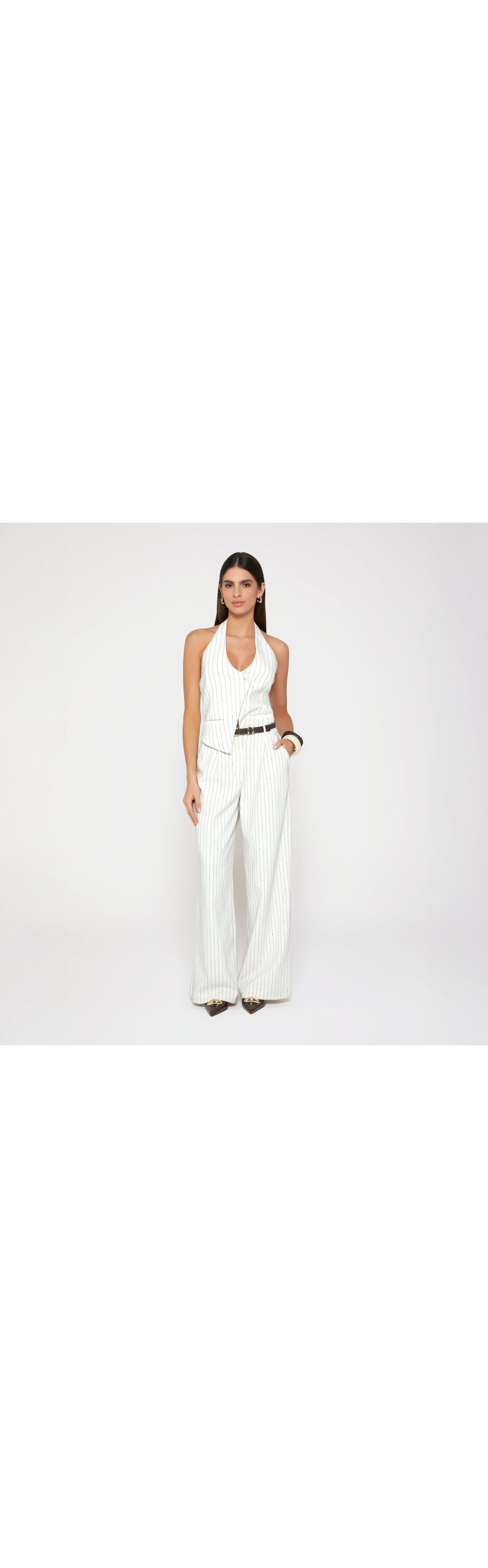 Pantalon palazzo correa