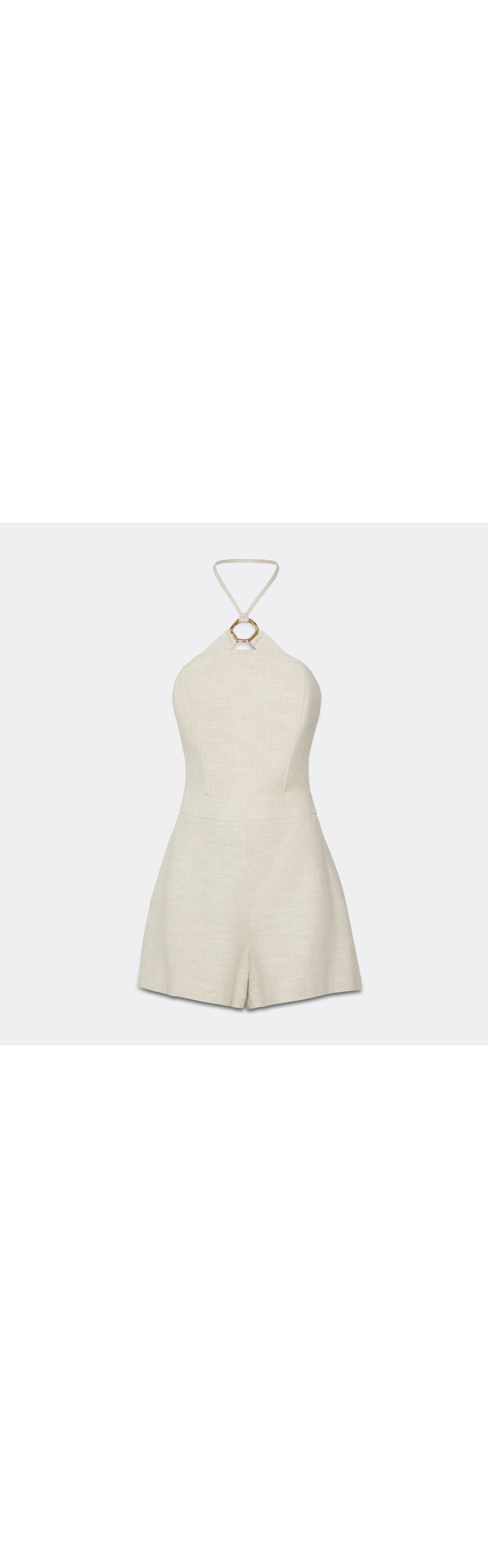 Enterizo short con herraje en el cuello