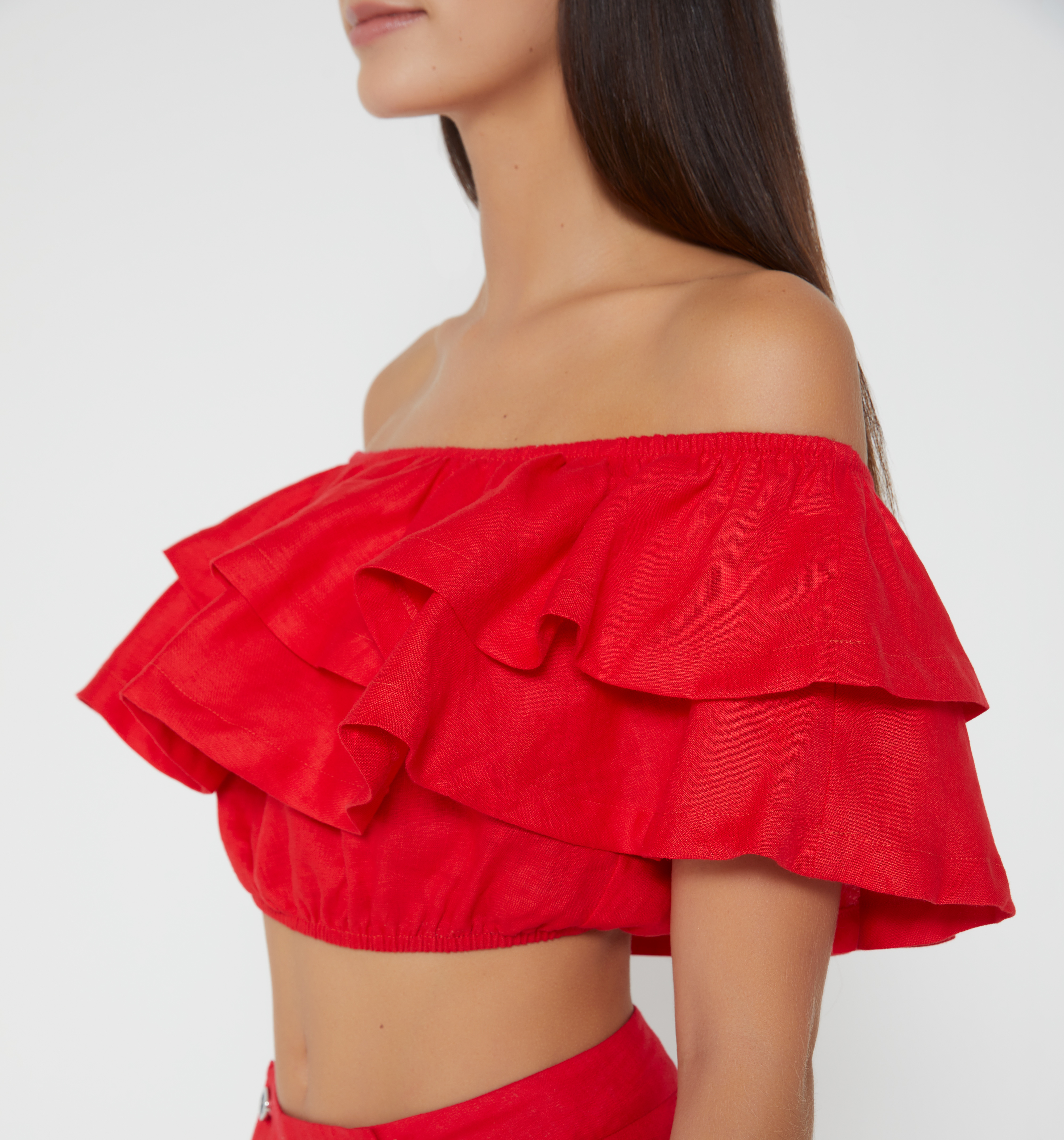 Blusa hombros descubiertos con boleros