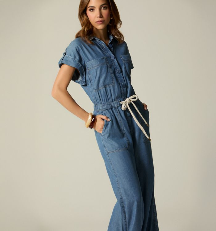 Enterizo palazo blusa manga japonesa