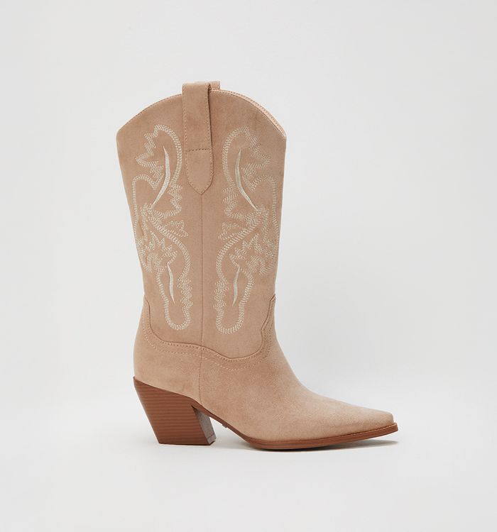 Bota media caña western