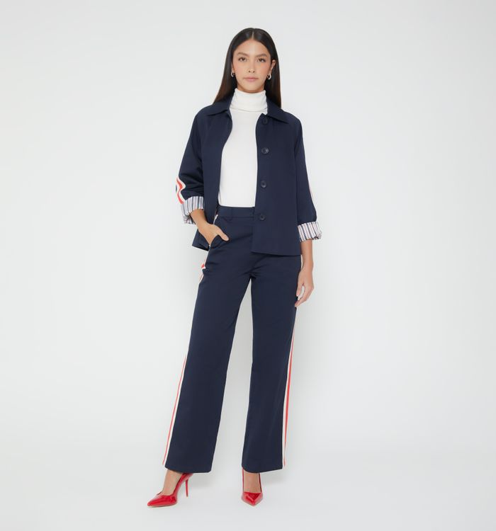 Pantalon con raya lateral