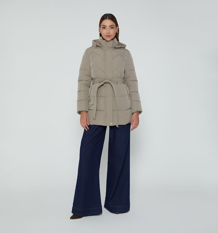 Gabardina  acolchado con gorro