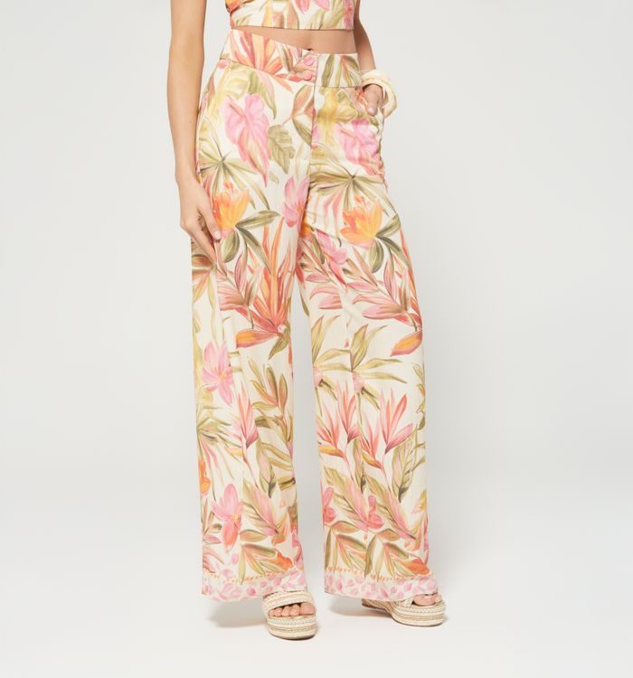 Pantalon palazo tiro alto