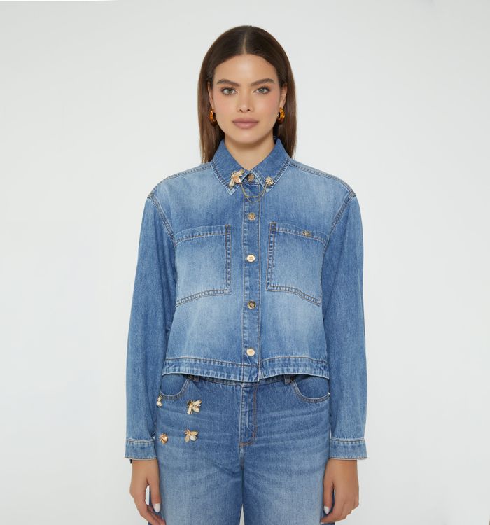 Blusa camisera corta bichos