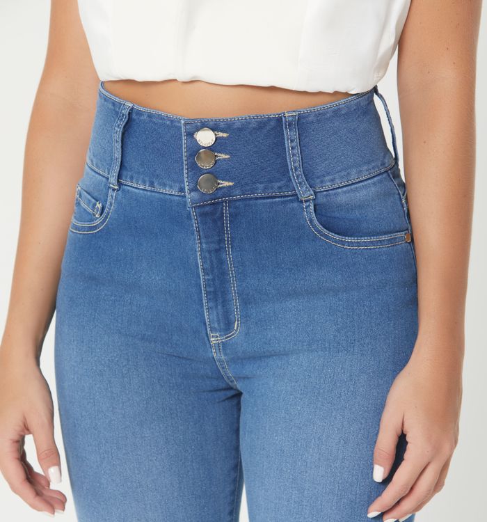 Jean  ultraslim tiro alto