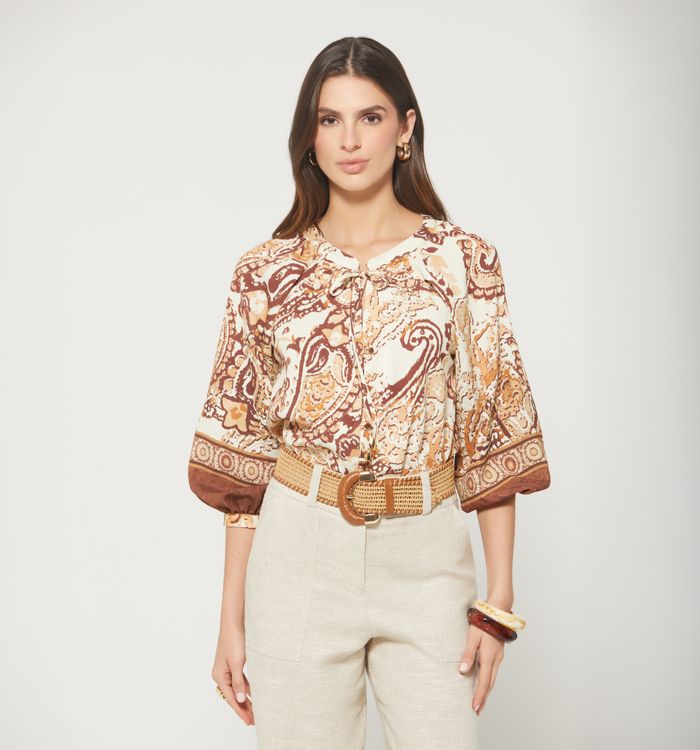 Blusa manga 3/4
