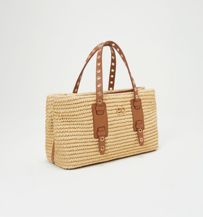 Bolso de mano costero con detalles