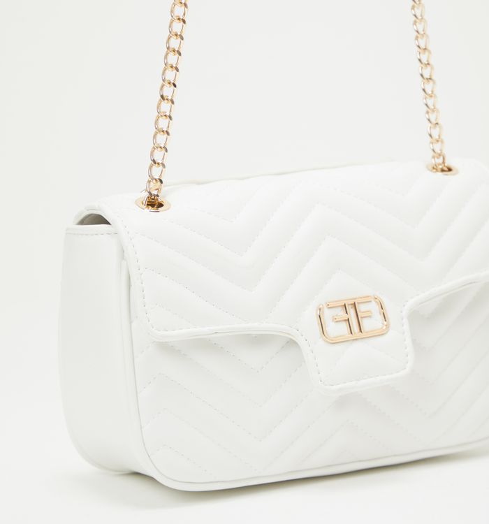 Bolso acolchado con logo
