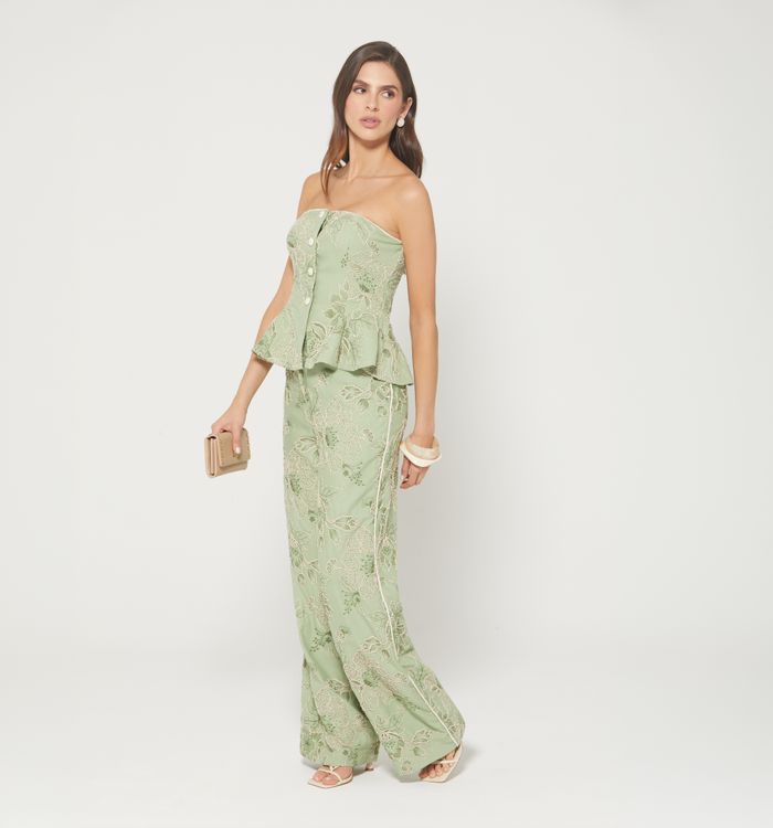 Pantalon palazo tiro alto