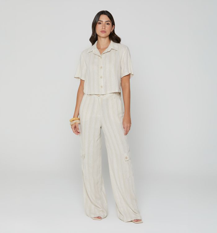 Pantalon palazo tiro alto