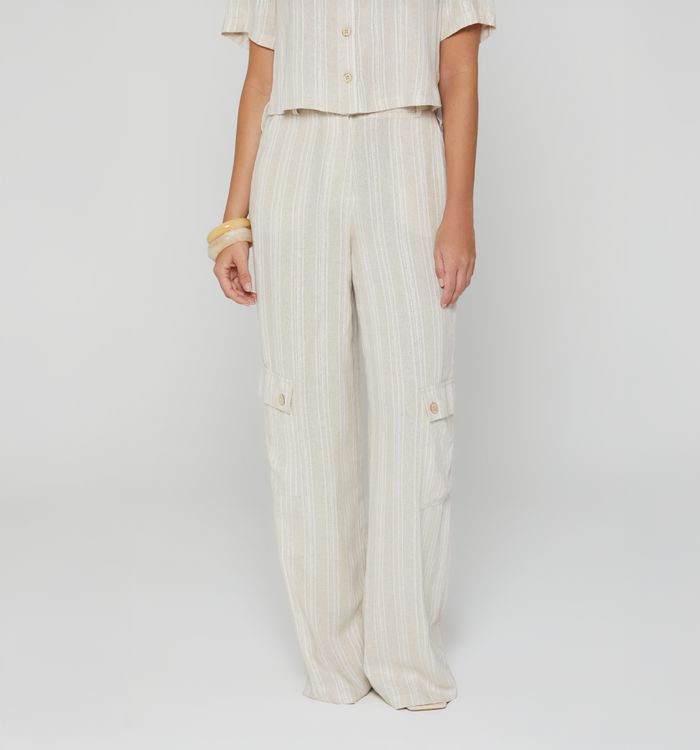 Pantalon palazo tiro alto