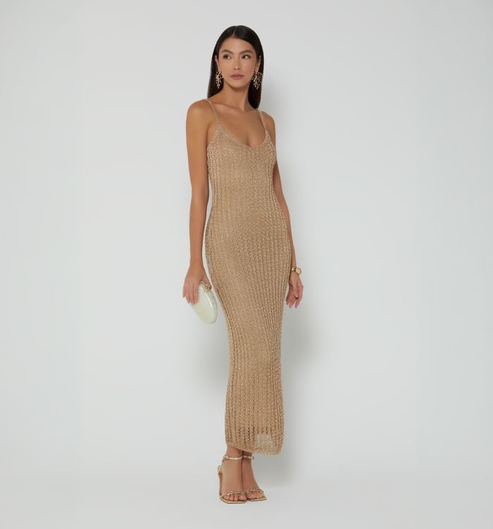 Vestido para mujer de tejido abierto