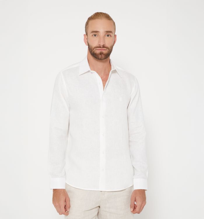 Camisa de lino para hombre
