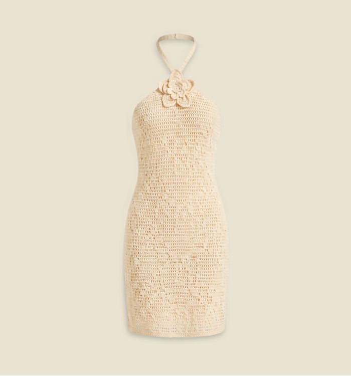 Vestido corto halter