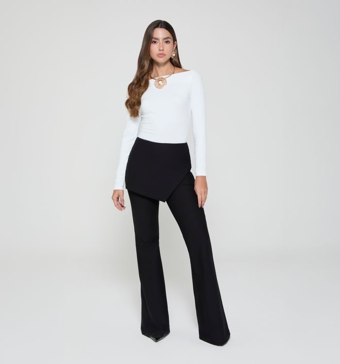 Legging con pieza sobrepuesta