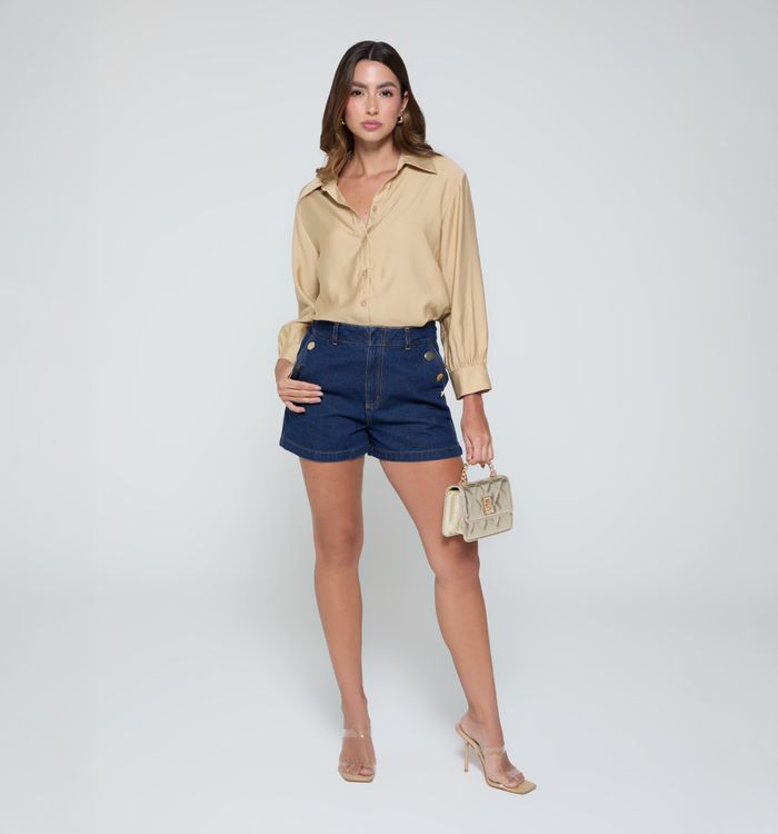Blusa camisera manga 3/4